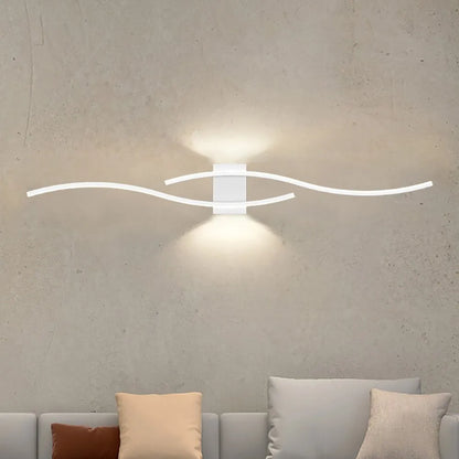Modern LED Wall Lamp - Long Strip Decorative Lighting for Bedroom, Living Room & TV Background