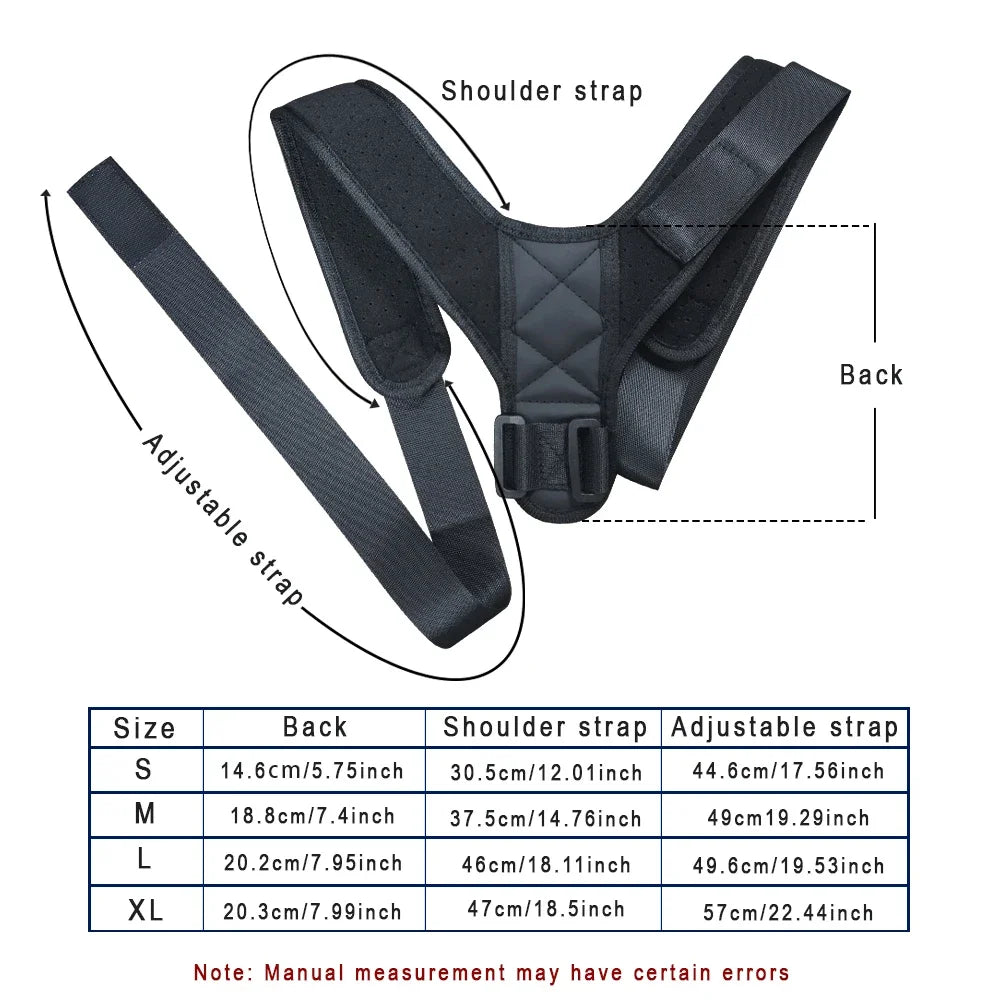 Back Posture Correction Belt for Hunchback and Shoulder Alignment
