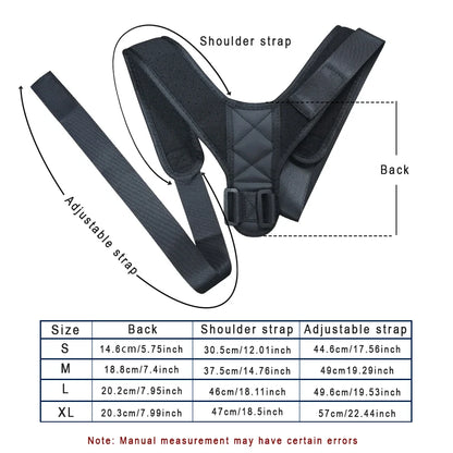 Back Posture Correction Belt for Hunchback and Shoulder Alignment