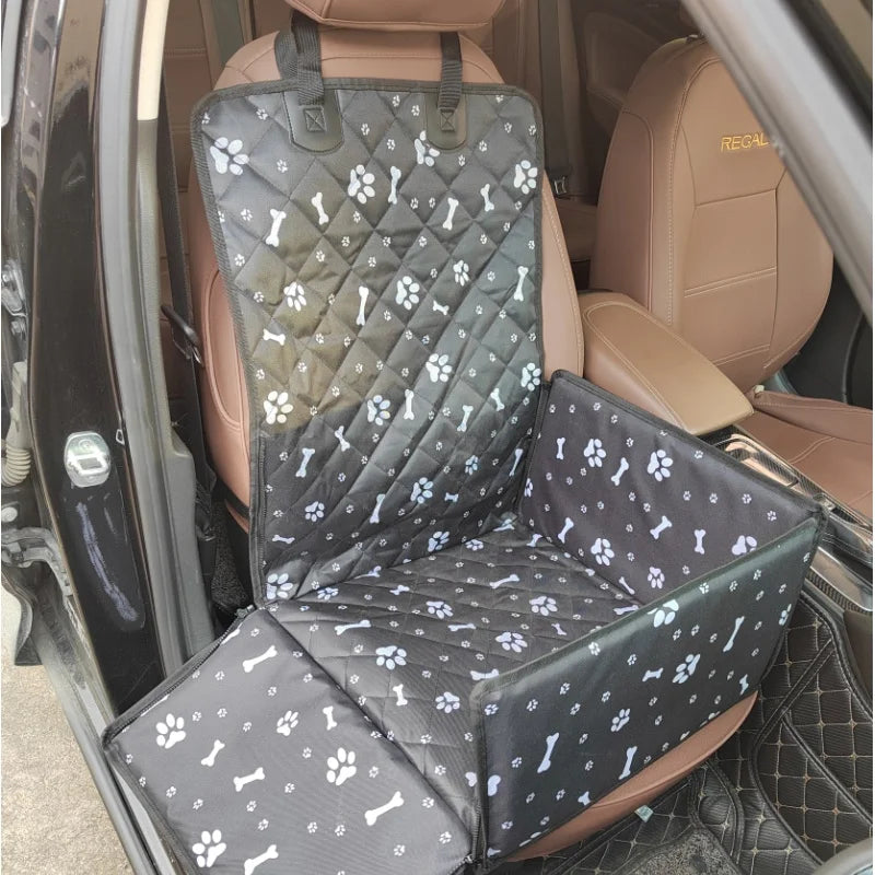 CAWAYI KENNEL Pet Dog Carrier & Car Seat Cover – Waterproof Travel Hammock for Dogs & Cats