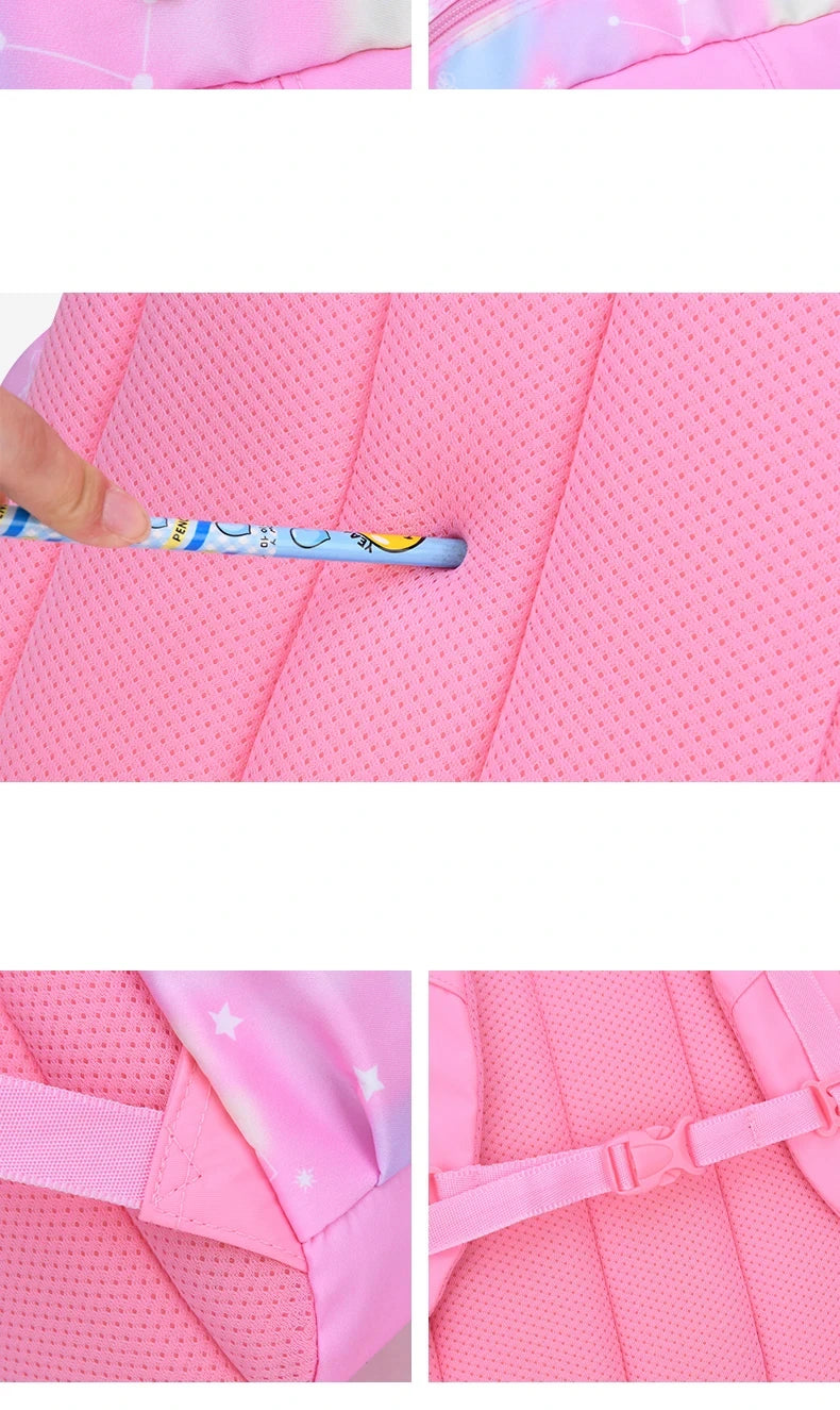 Kawaii Pink Backpack for Girls – Waterproof School Bag for Kids & Teens