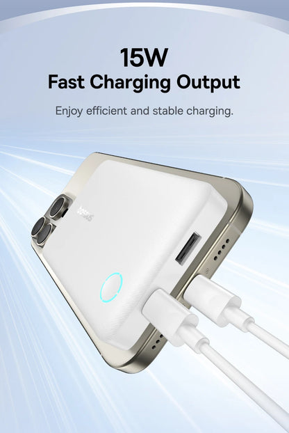 Baseus 22.5W Power Bank 10000mAh, QC PD Fast Charging Portable Charger for iPhone 16/15, Samsung, Xiaomi