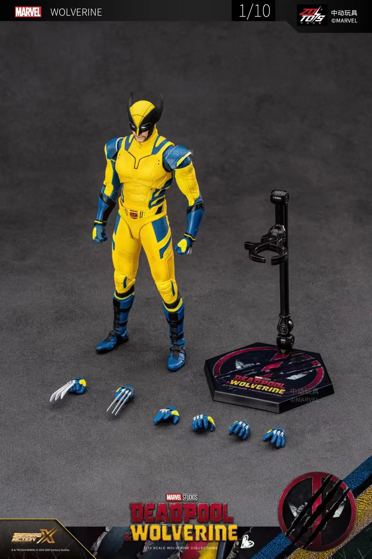 2024 Deadpool & Wolverine Movie Version Action Figures – ZD Toy Series for Collectors & Kids