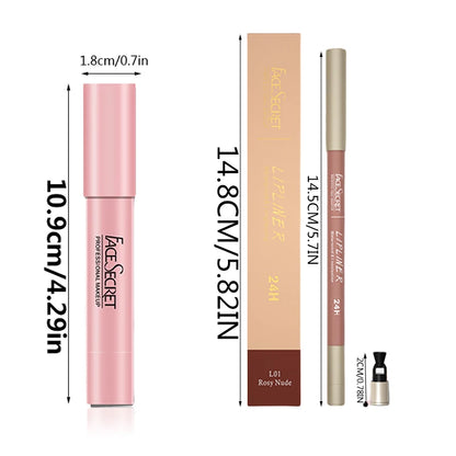 Matte Lipliner & Lipstick Set - Waterproof, Long-Lasting Soft Matte Lip Makeup for Women