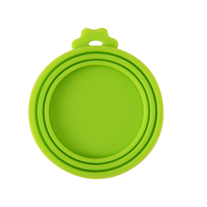 Reusable Pet Food Can Cover & Spoon Set – Portable Storage Lid for Dogs & Cats