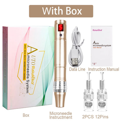 Electric Dr.Imp Wireless Dermapen - Microneedling Device with Nano Needle Cartridge