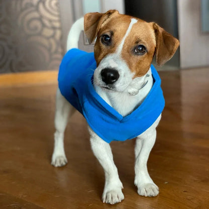 Warm Fleece Dog Jacket with D-Ring – Vest for Small Dogs & Cats, French Bulldog & Chihuahua Coat