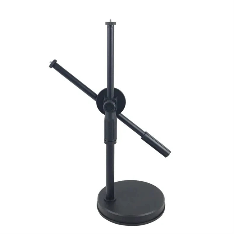 Overhead Tripod with Ring Light - Tabletop Stand & Mobile Phone Holder for Nail Art Photography