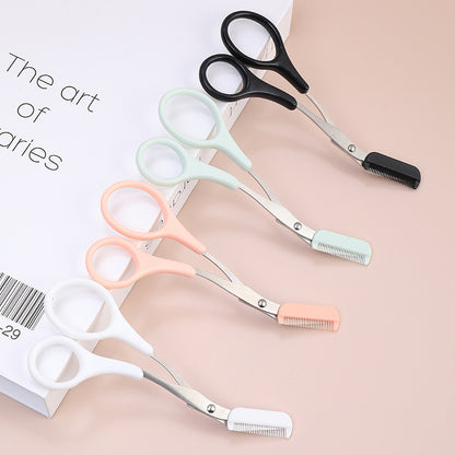 Karsyngirl Stainless Steel Eyebrow Trimmer – Scissors with Comb for Eyebrow Shaping & Hair Removal