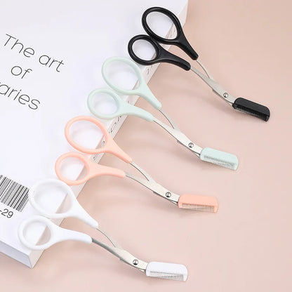 Karsyngirl Stainless Steel Eyebrow Trimmer – Scissors with Comb for Eyebrow Shaping & Hair Removal