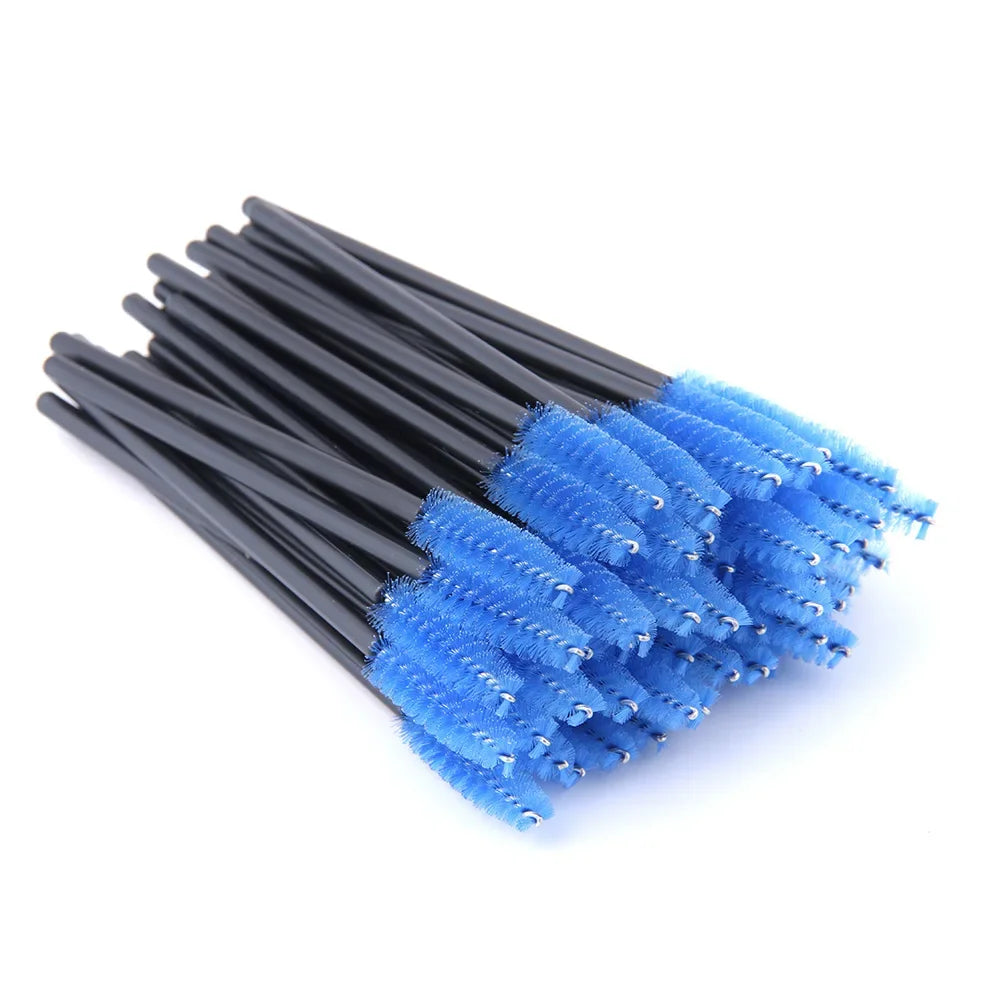 CNK Disposable Eyelash Brushes – 5/50 Pcs Mascara Wands Applicator Spoolers for Makeup