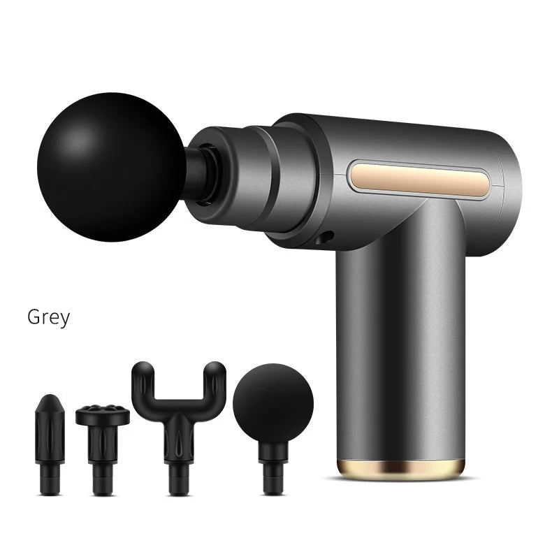 Portable Fascia Gun Vibration Massage Gun for Deep Muscle Relaxation & Fitness Slimming
