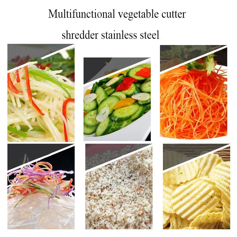 Multifunctional 6-Sided Stainless Steel Box Grater for Vegetables & Cheese