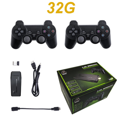 Retro Video Game Console - 2.4G Wireless Game Stick, 4K, 20000 Games, 64GB Portable Dendy Console for GBA/FC/PS1/MD