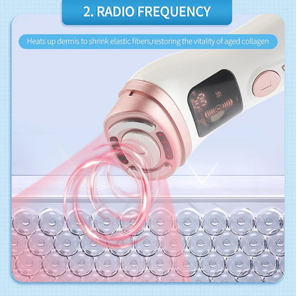 Mini HIFU Machine Ultrasonic RF EMS Facial Lifting & Skin Tightening Device