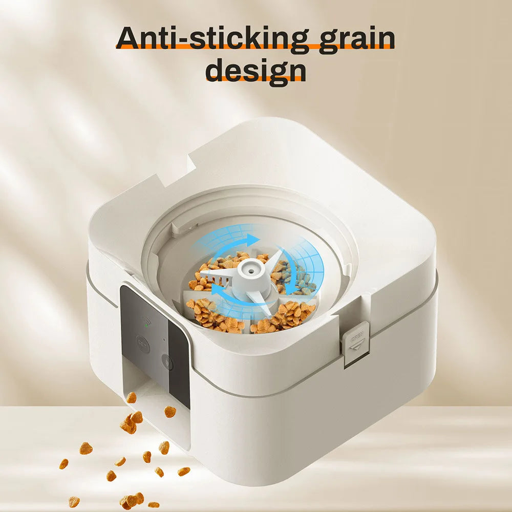 2L Smart Automatic Pet Feeder with Timer & WiFi App for Dogs & Cats