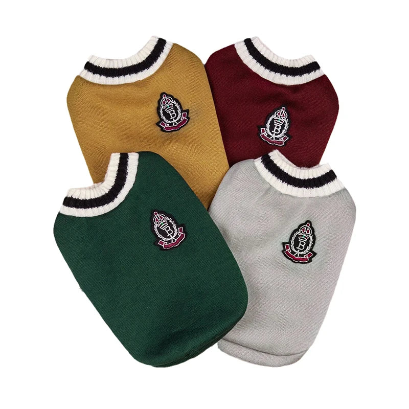 Pet Cat & Dog Christmas Sweater – Autumn/Winter Pullover for Small Dogs & Kittens