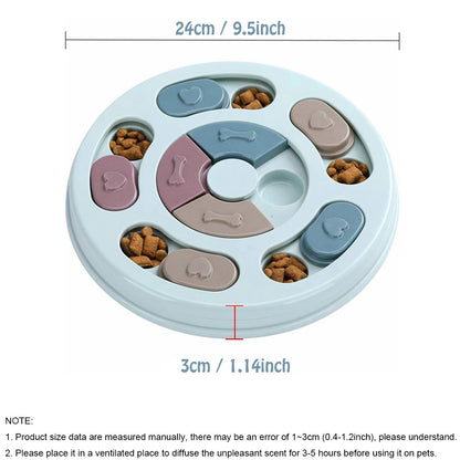 Dog Food Hiding Bowl Slow Food Training Interactive Educational Toy to Relieve Boredom
