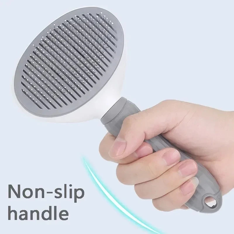 Self-Cleaning Pet Brush Hair Remover Comb for Dogs & Cats Dematting Grooming Tool Accessories