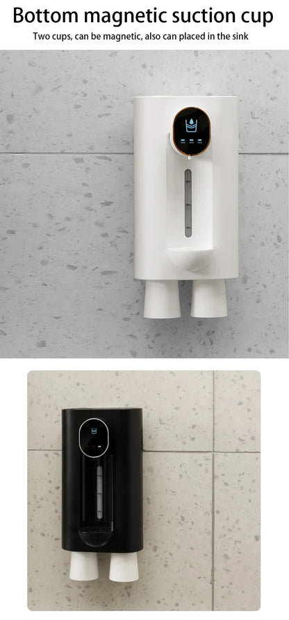 40Ml Wall-Mount Automatic Mouthwash Dispenser Bottle