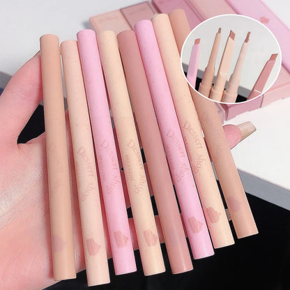 Dessert Lip Liner – Automatic Rotating Waterproof & Long-Lasting Lipstick Pen