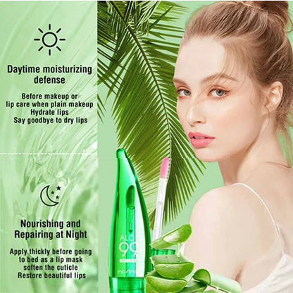 99% Aloe Vera Temperature-Changing Lip Balm Long-Lasting Moisturizing Lip Care