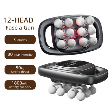 42-Head Fascia Gun High-Frequency Vibration Body Massager for Neck, Back & Waist Relief