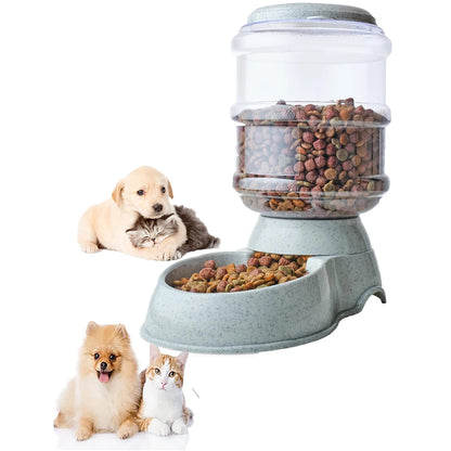 Automatic Pet Water Dispenser & Feeder - Large Capacity for Dogs & Cats
