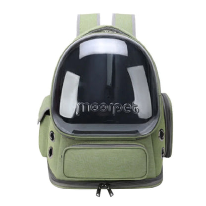 Transparent Pet Cat Carrier Backpack – Breathable Travel Bag for Cats & Small Dogs