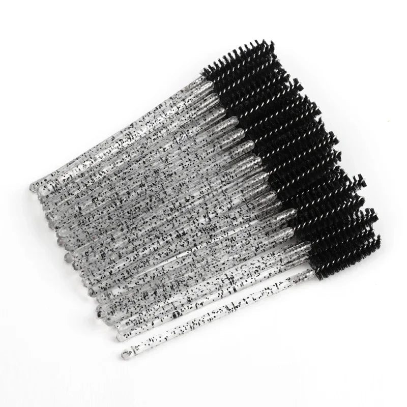 CNK Disposable Eyelash Brushes – 5/50 Pcs Mascara Wands Applicator Spoolers for Makeup