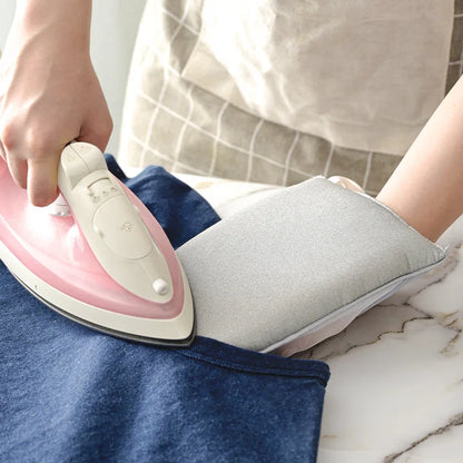 Washable Mini Ironing Board with Anti-Scald Gloves & Heat-Resistant Pad Cover