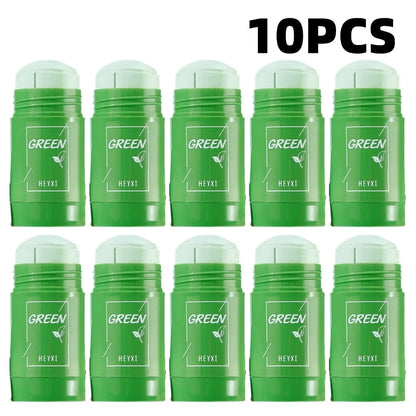 Green Tea Eggplant Mud Mask Deep Cleansing Oil Control Pore Shrinkage