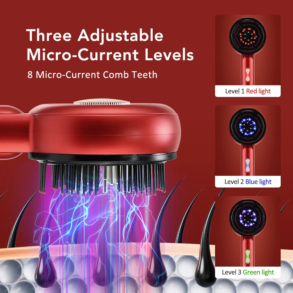 Anti Hair Loss Care Electric Vibration Massage Comb