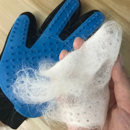Cat Hair Removal Gloves Rubber Pet Grooming Massage Brush Effective for Dogs & Cats 6 Colors