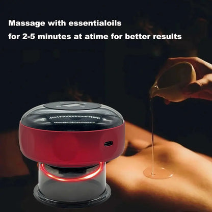 Smart Electric Vacuum Cupping Device Body Scraping Massager for Fatigue Relief & Health