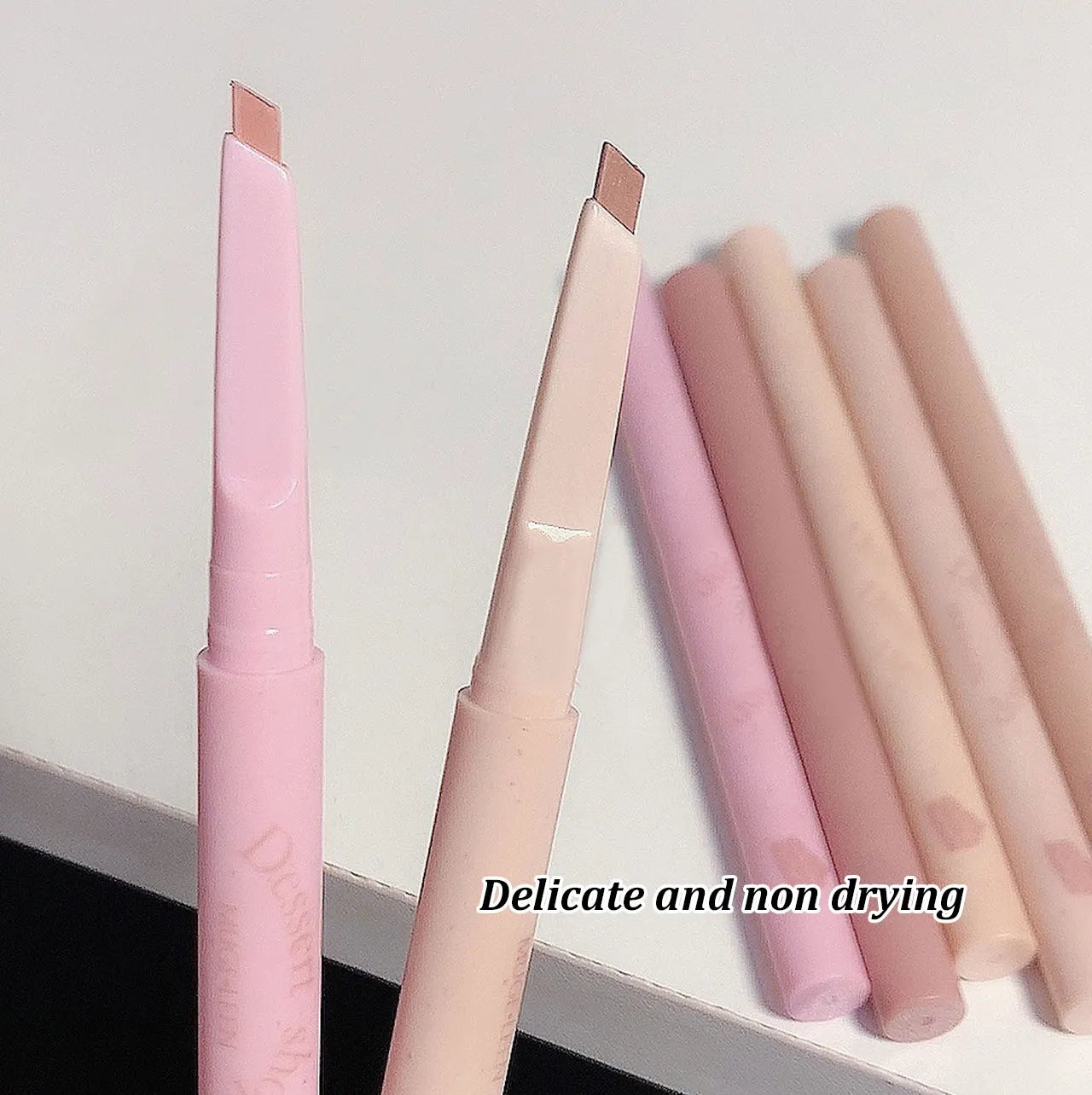 Dessert Lip Liner – Automatic Rotating Waterproof & Long-Lasting Lipstick Pen