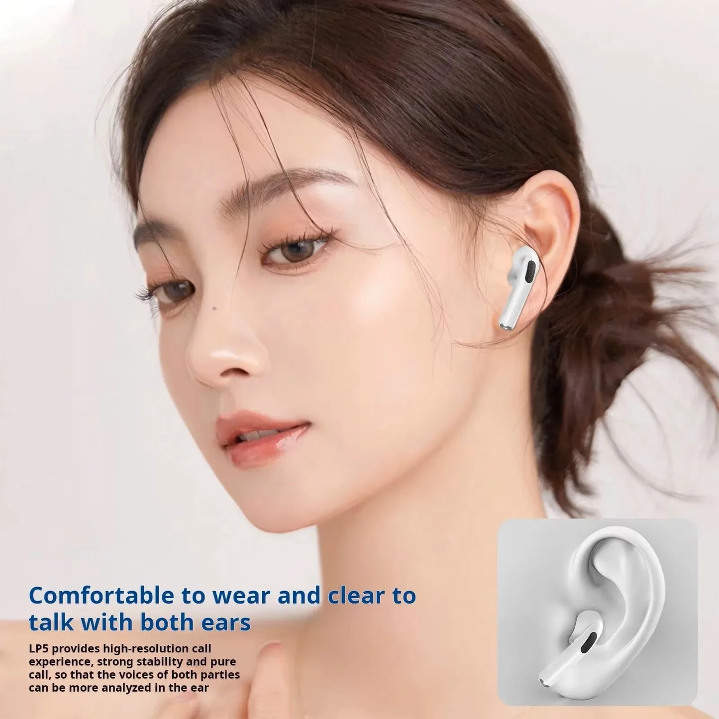Tideboom W01 TWS Max Wireless Bluetooth Earbuds - Noise Cancelling for iPhone & Android