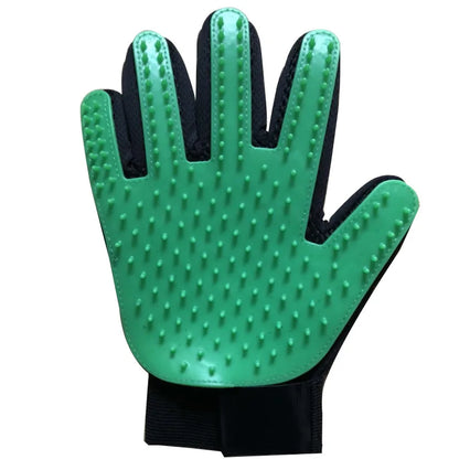 Cat Hair Removal Gloves Rubber Pet Grooming Massage Brush Effective for Dogs & Cats 6 Colors