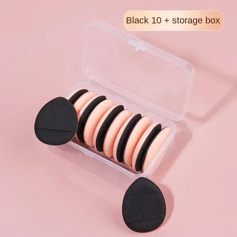 5/10Pcs Mini Finger Puff – Air Cushion Powder Sponge for Foundation & BB Cream Application