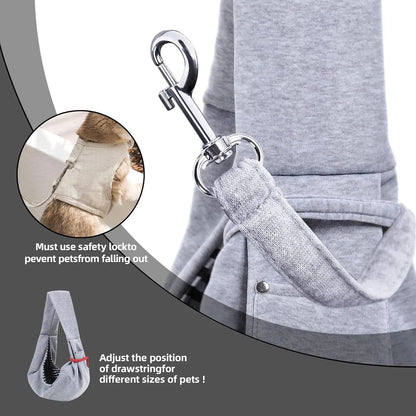 Cotton Comfortable Dog Sling Bag – Portable Crossbody Shoulder Bag for Pets
