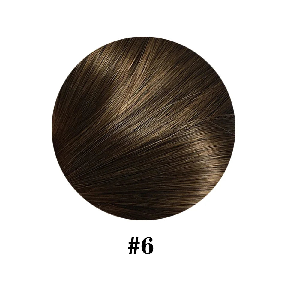 100% Brazilian Remy Clip-In Hair Extension - Natural Straight Invisible One-Piece