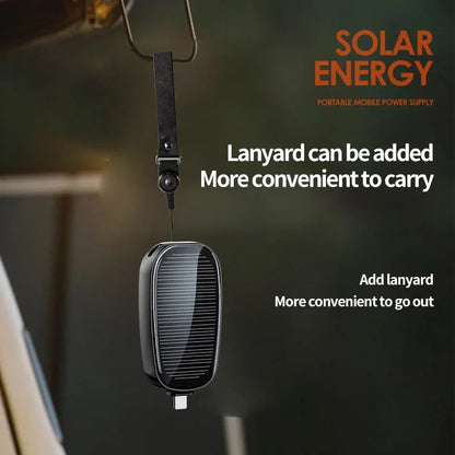 1200mAh Oneplus Solar  Key Ring Mini Power Bank