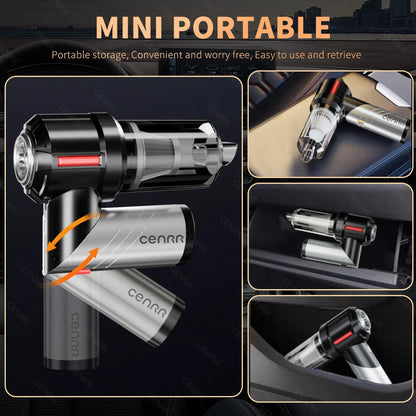 CENRR 998000PA Car Vacuum Cleaner, Powerful Handheld Wireless Blower for Home & Car