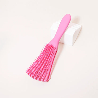 Scalp Massage Brush Anti-Static Winding Hair Brush for Wet & Curly Hair Salon Tool for Real Hair Wigs
