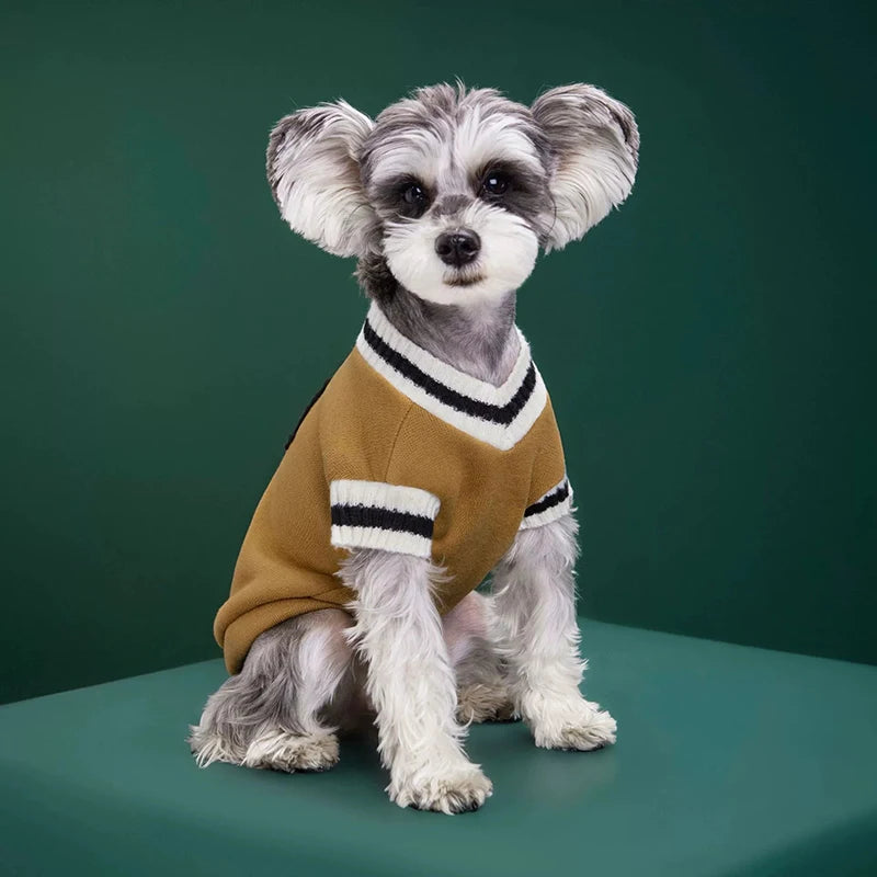 Pet Cat & Dog Christmas Sweater – Autumn/Winter Pullover for Small Dogs & Kittens