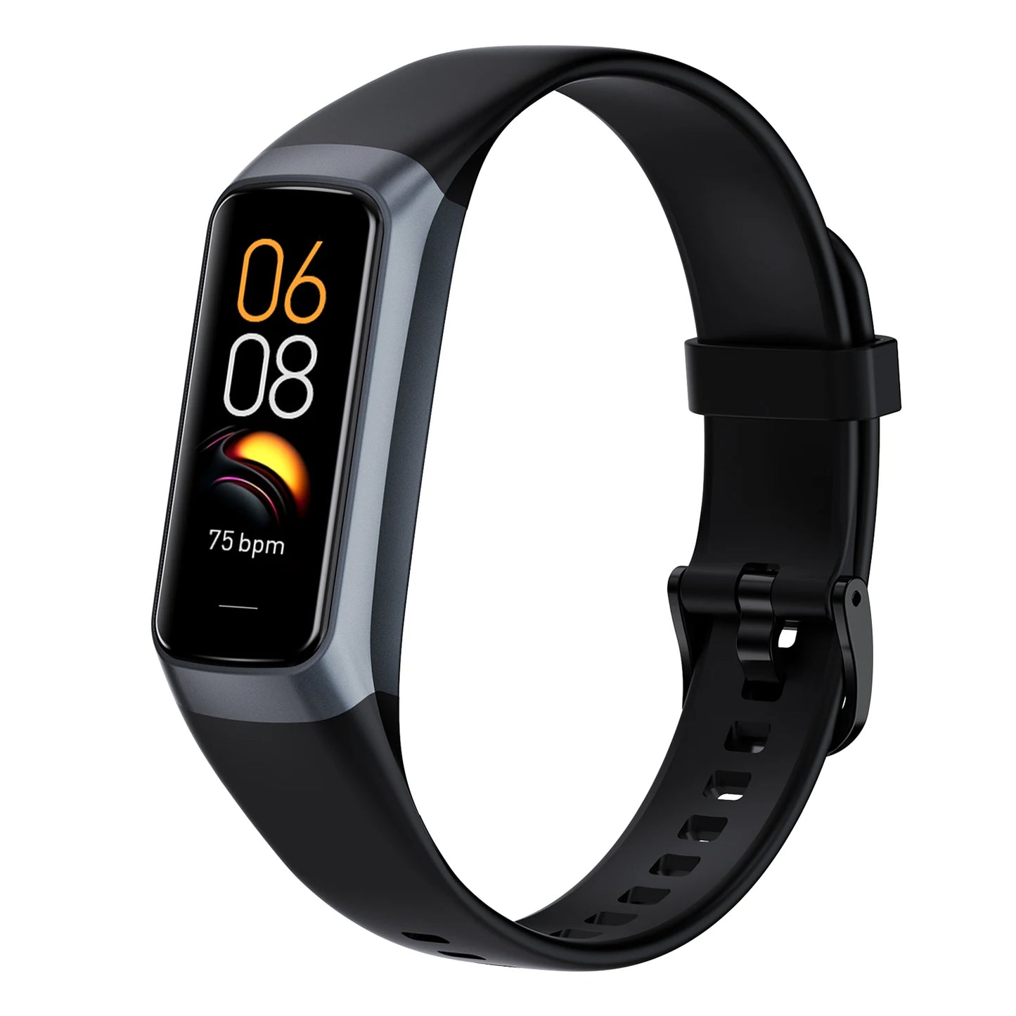 AMOLED Smartwatch with Body Temperature Monitor, Fitness Tracker, 3ATM Waterproof, for Men & Women, Compatible with IOS/Xiaomi