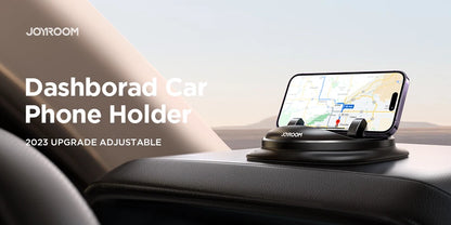 Joyroom Universal Dashboard Car Phone Holder - Upgraded Reusable Silicone Anti-Slip Mount for Car Dash