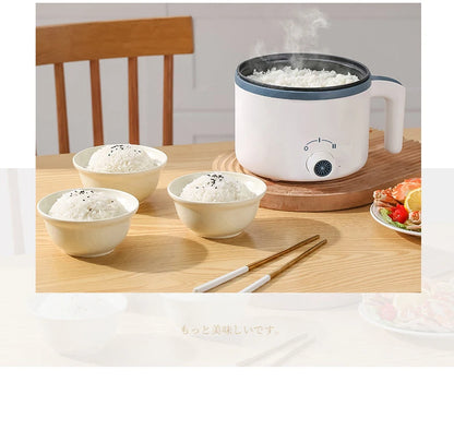 Mini Electric Rice Cooker & Multicooker for 1-2 People - Hotpot, Soup & More