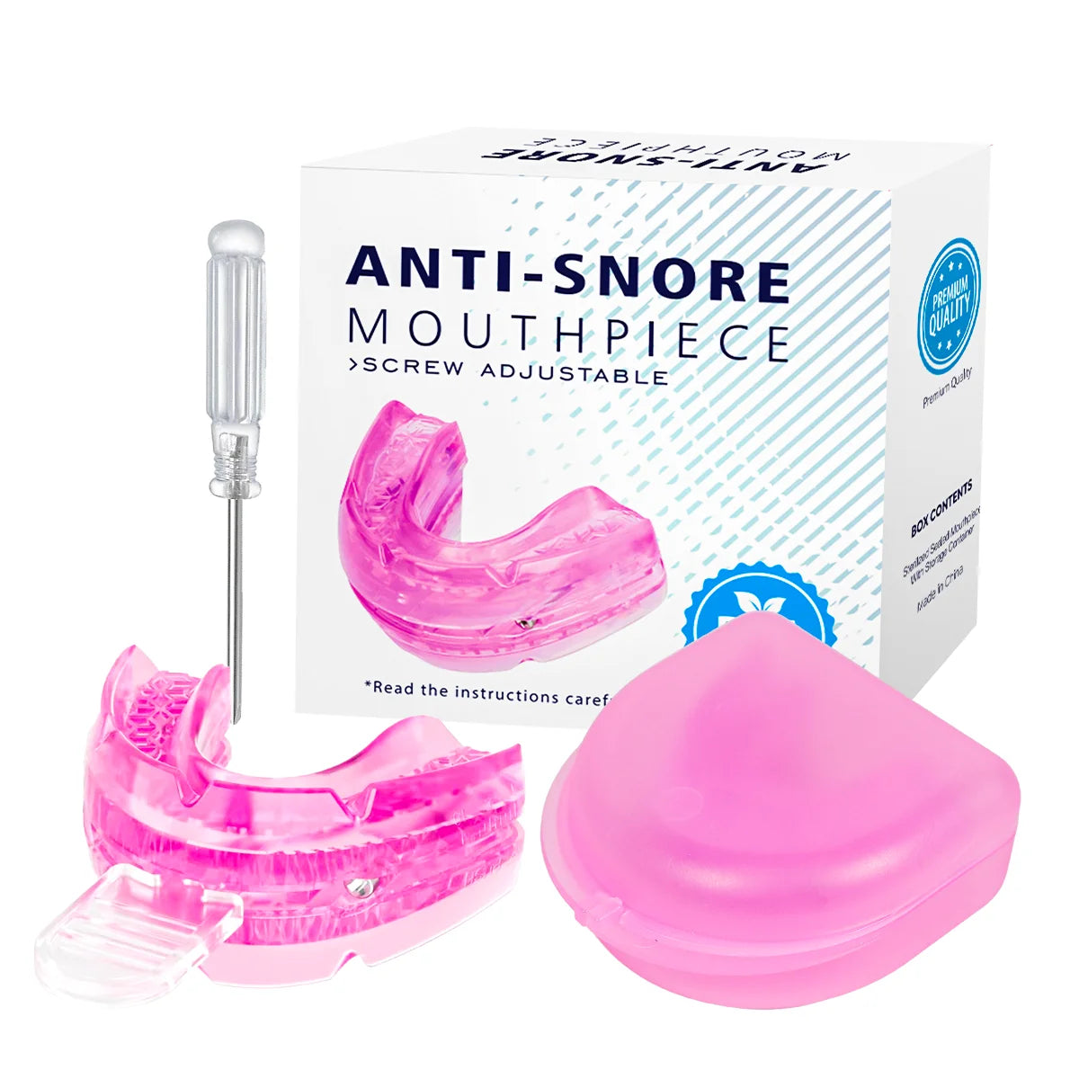Anti Snore Bruxism Mouth Guard Sleep Aid Apnea Device