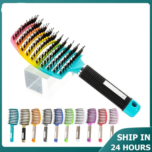 Magic Scalp Massage Hair Brush for Women Professional Detangling Tool for Wet & Curly Hair